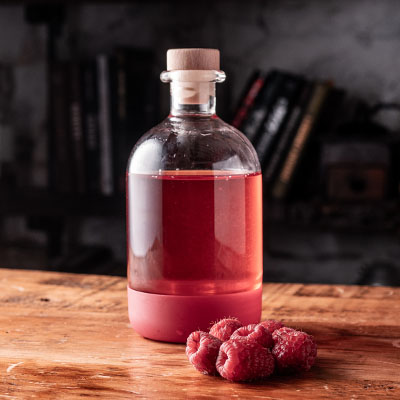 Raspberry syrup for cocktails