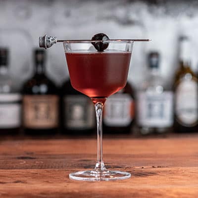 Manhattan classic rye cocktail